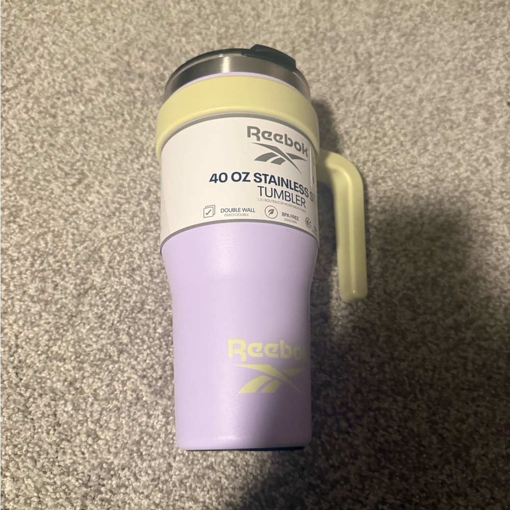 Reebok Lavender 40oz Stainless Steel Tumbler